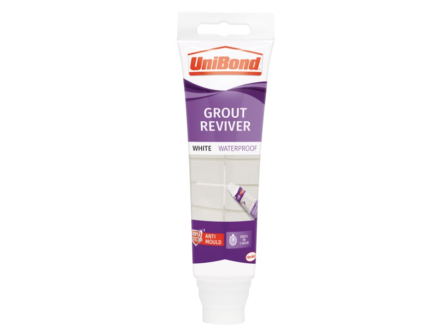 Unibond 2643640 Triple Protect Wall Tile Grout Reviver 125ml