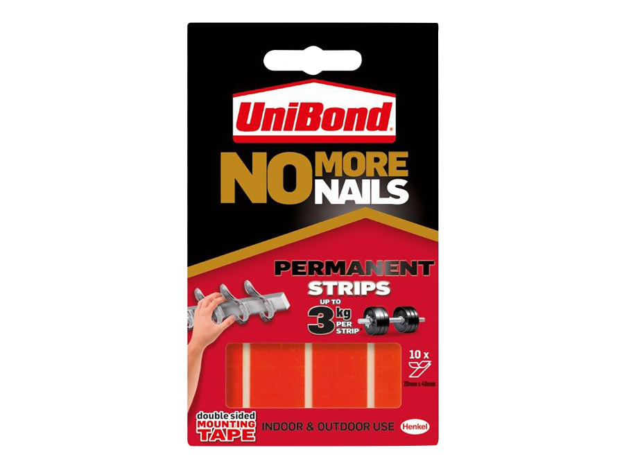 Unibond 2675503 No More Nails Mounting Tape Strips
