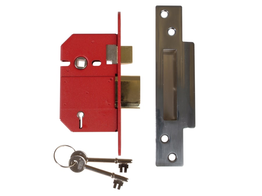 Union J2200SSC25 5 Lever Mortice Sashlock 68mm Satin Chrome