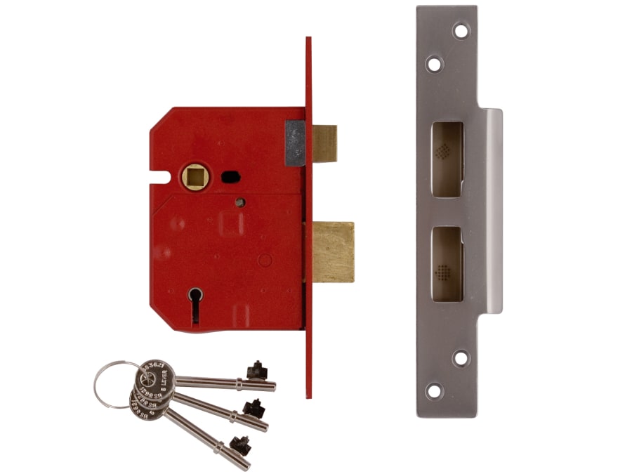 Union Y2234ESC250 67mm 5 Lever Mortice Sashlock with Satin Chrome Finish