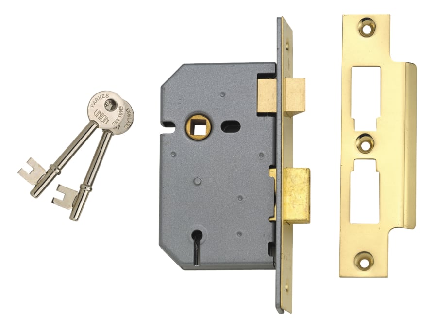 Union Y2277SC250 65mm Mortice Sashlock with Satin Chrome Finish