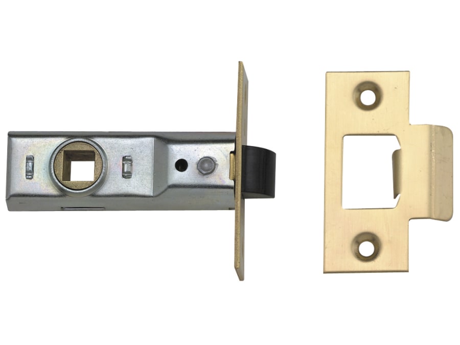 Union J2648PL250 64mm Tubular Mortice Latch Polished Brass