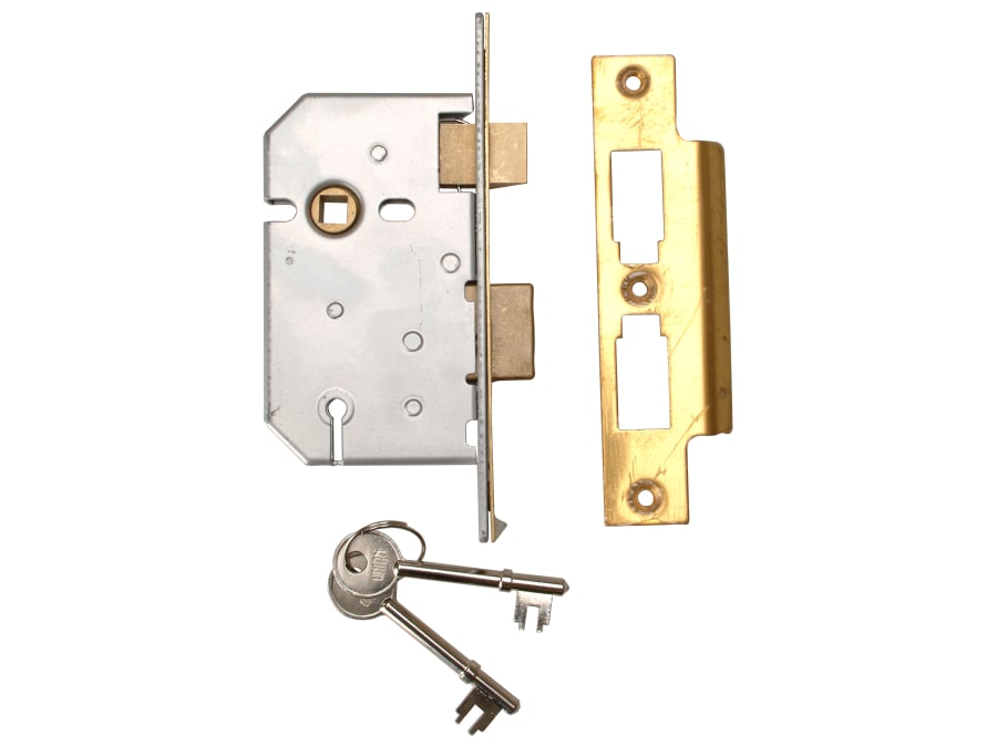 Union Y2277PL250 65mm Mortice Sashlock Polished Brass