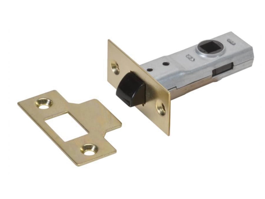 Union J2600PL25 65mm Tubular Latch Polished Brass