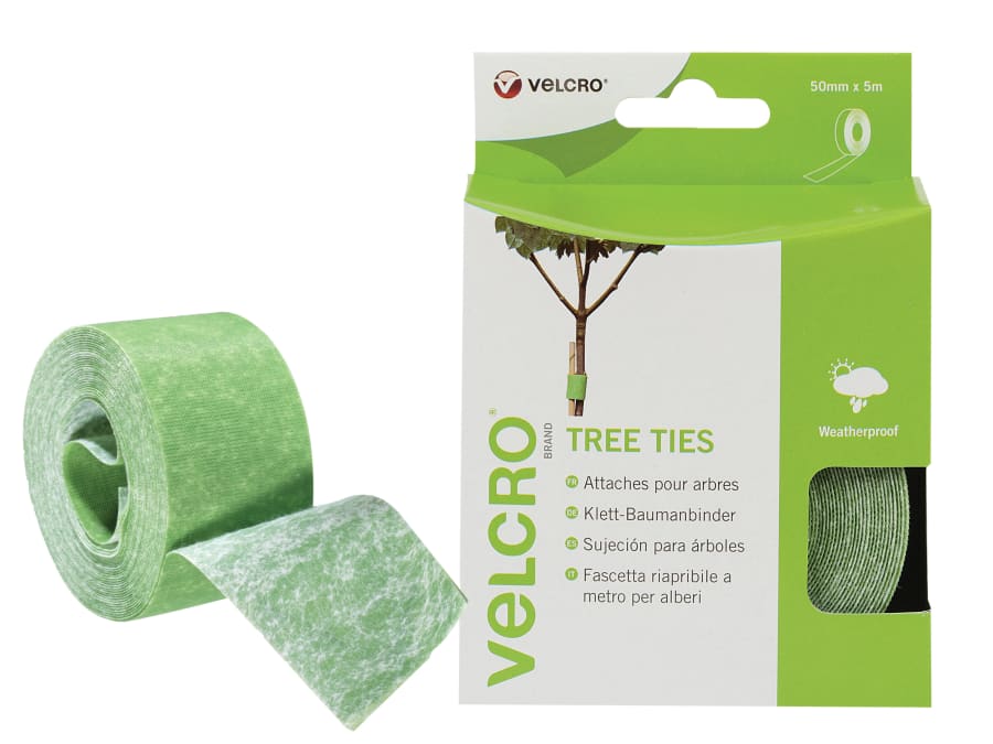 Velcro Brand 60201 ONE-WRAP Tree Ties 50mm x 5m Green