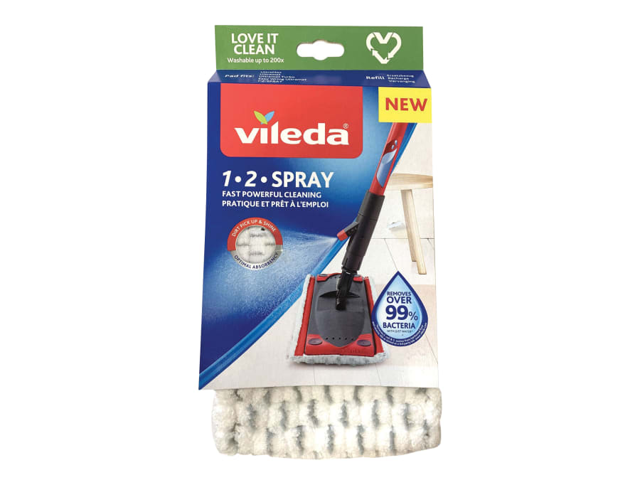 Vileda 166840 1-2 Spray Mop Refill Pad