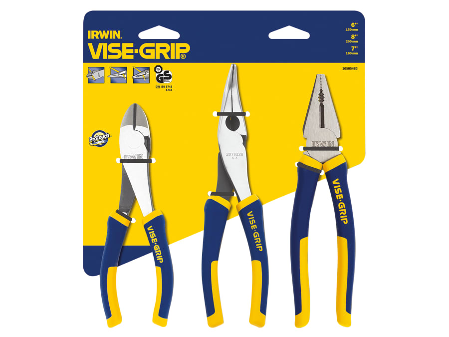Irwin Vise-Grip 10505483 Pliers Set 3 Piece