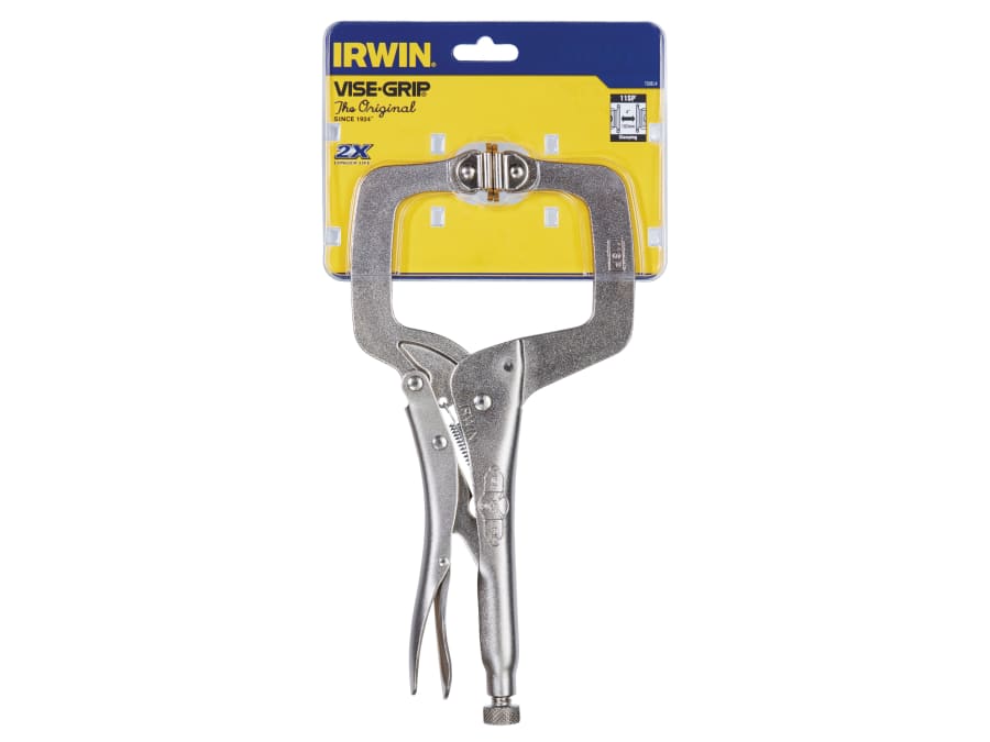 Irwin Vise-grip Irwin T20EL4 275mm Locking C-Clamp with Swivel Pad