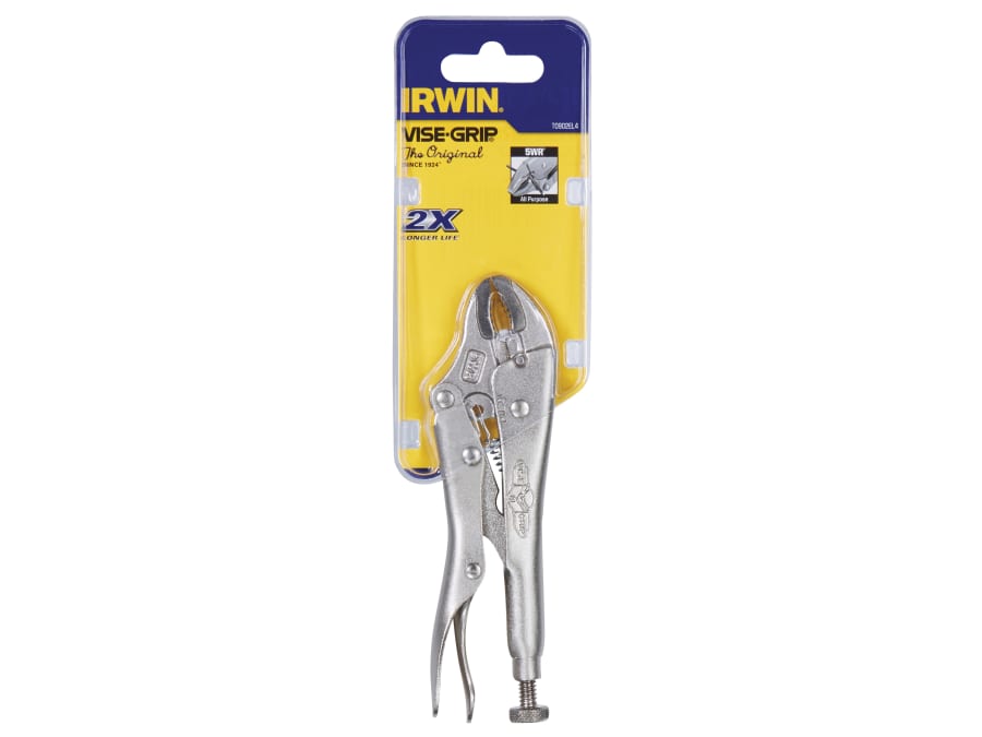 Irwin Vise-grip Irwin T0902EL4 127mm Curved Jaw Locking Pliers with Wire Cutter