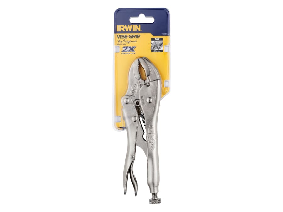 Irwin Vise-grip Irwin T0702EL4 178mm Curved Jaw Locking Pliers with Wire Cutter