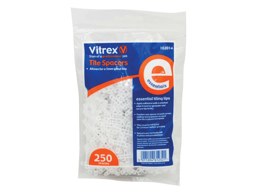 Vitrex 102014 5mm Tile Spacers Pack 250