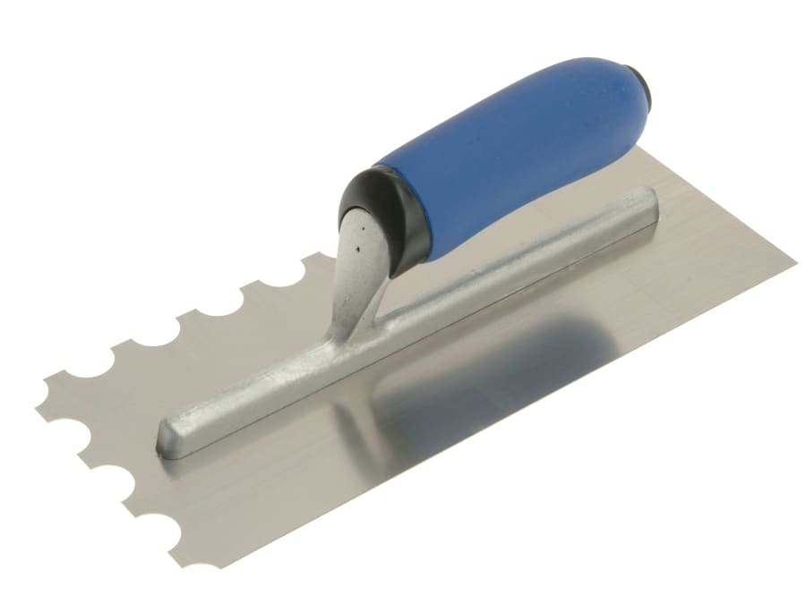 Vitrex 102906 Stainless Steel Adhesive Trowel 20mm Round Notch