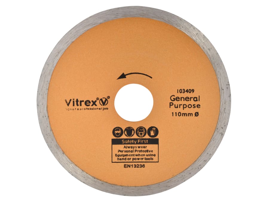 Vitrex 103409 110mm Standard Diamond Blade