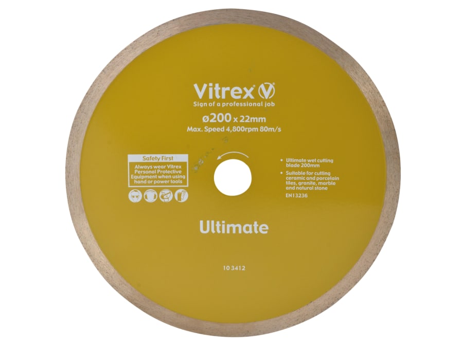 Vitrex 103412 200mm Diamond Blade