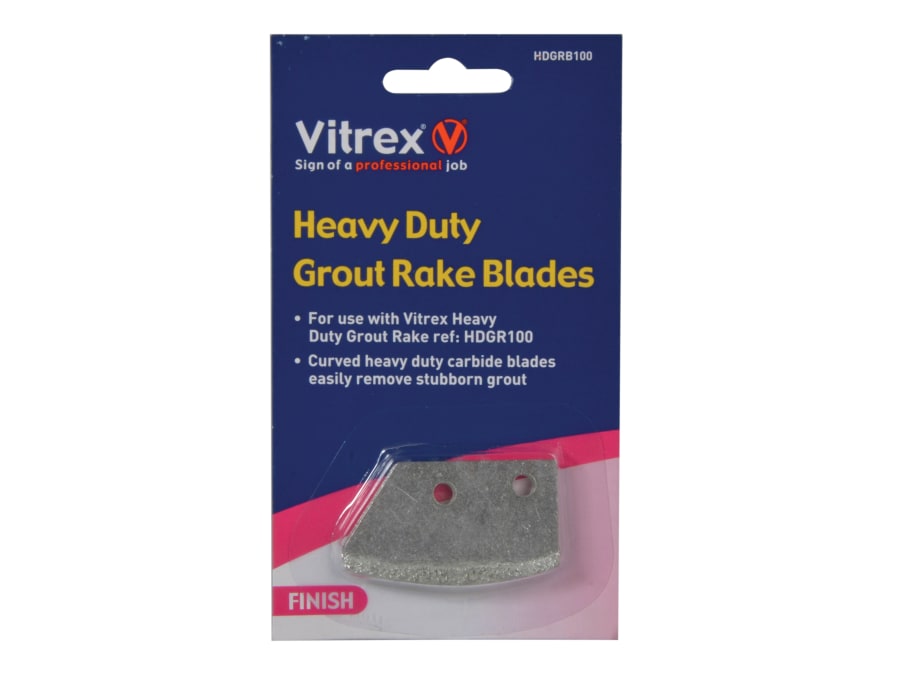 Vitrex HDGRB100 Heavy-Duty Grout Rake Blades