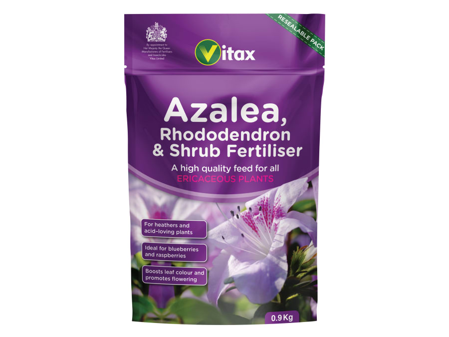 Vitax 6AZ901 Azalea, Rhododendron & Shrub Fertilizer 0.9kg