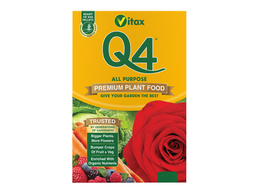 Vitax 6QF96 Q4 Pelleted Fertilizer 0.9kg