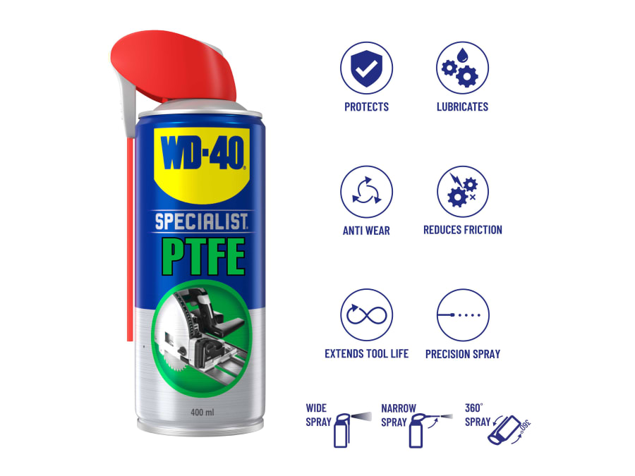 WD-40 44396 Specialist PTFE Lubricant 400ml