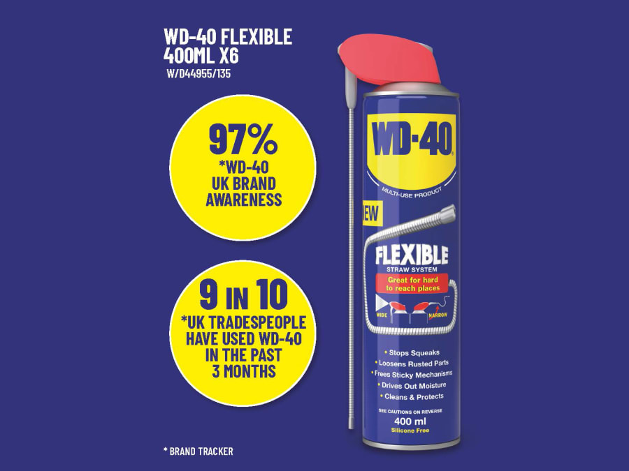 WD-40 44955 Multi-Use Flexible Straw 400ml