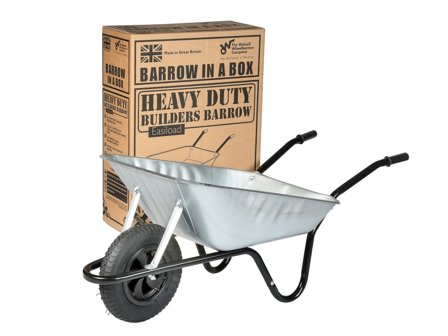 Walsall BEASGVP Galvanised Builder's Wheelbarrow