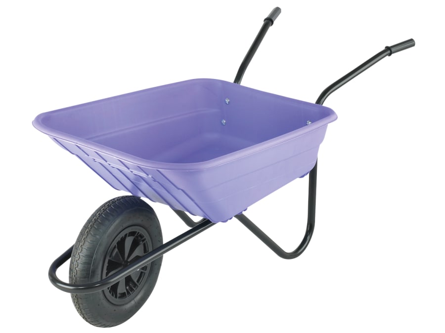 Walsall BSHLILP 90L Lilac Polypropylene Wheelbarrow