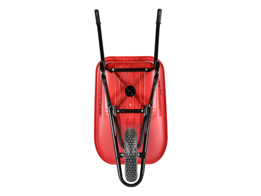 Walsall RANHDRP 120L Heavy-Duty HDPE Wheelbarrow with Pneumatic Tyre