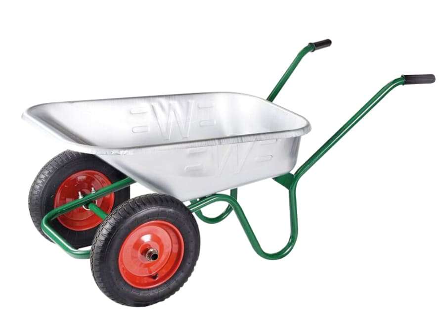 Walsall WINGVTWINP 90L Galvanised Twin Wheelbarrow