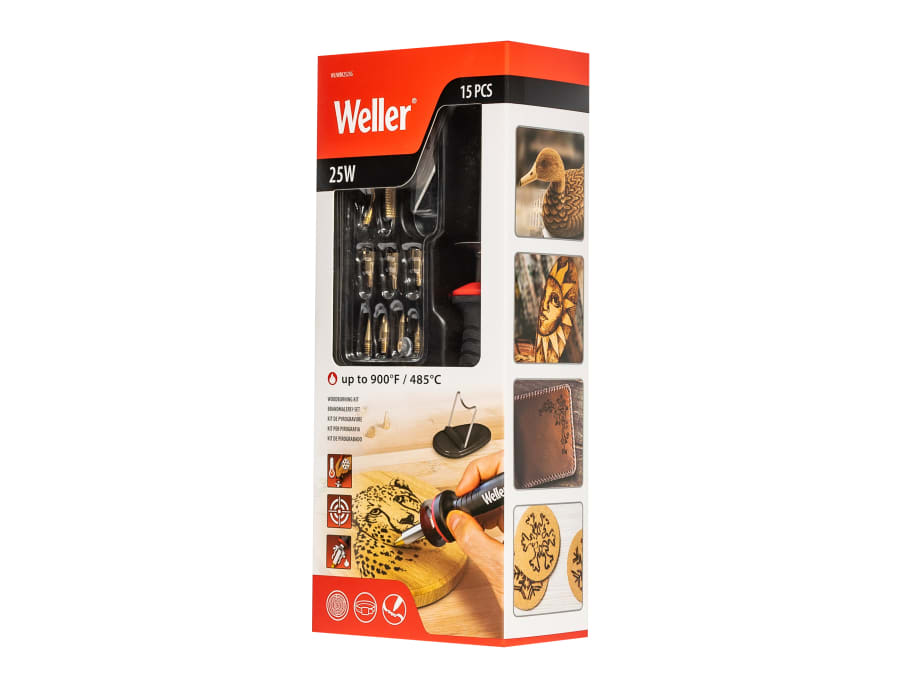 Weller WLIWBK2523G Woodburning Project Kit 15 Piece