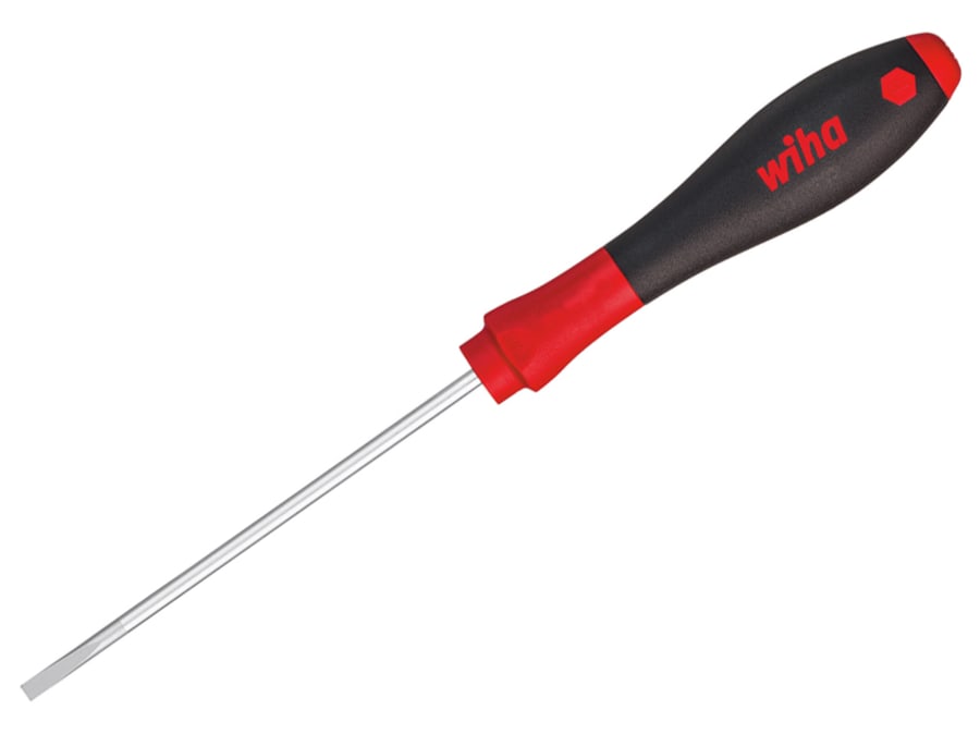 Wiha 00691 SoftFinish Slotted Screwdriver 3.5 x 100mm