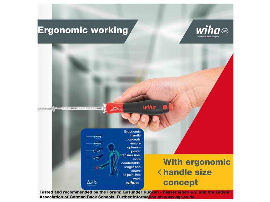 Wiha 03591 SYSTEM 6 SoftFinish Interchangeable Screwdriver Set 12 Piece
