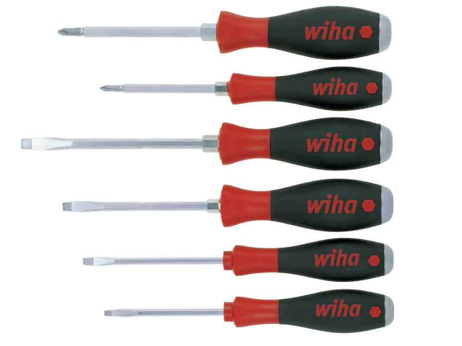 Wiha 21250 SoftFinish® SL/PH Screwdriver Set 7 Piece