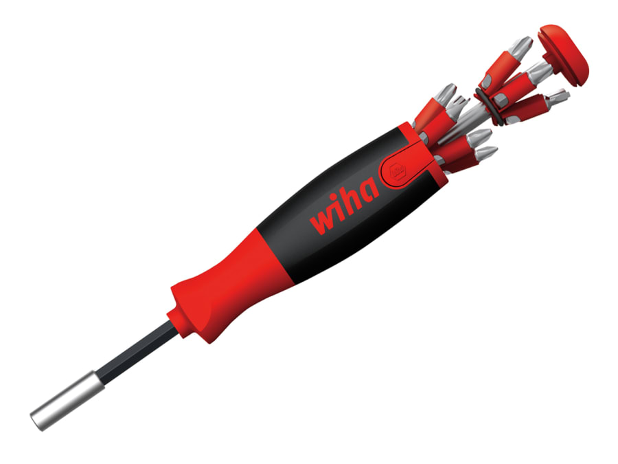 Wiha 38605 LiftUp 25 Magnetic Screwdriver with Bit Magazine