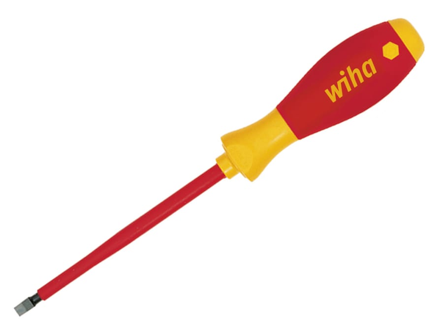 Wiha 39562 SoftFinish Electric SlimFix Slotted Screwdriver 5.5 x 125mm