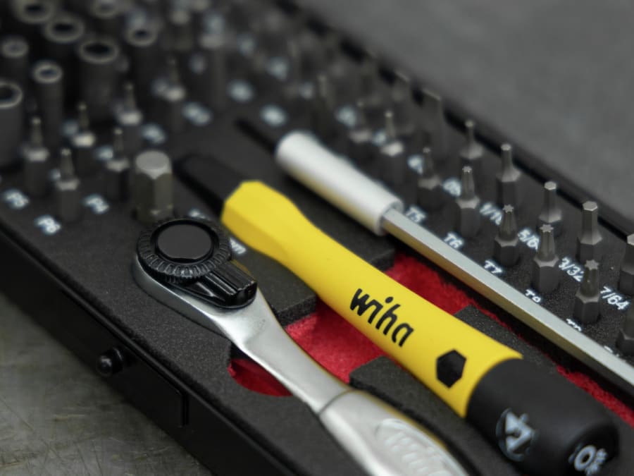 Wiha 39971 ESD Micro-bit Set with Case