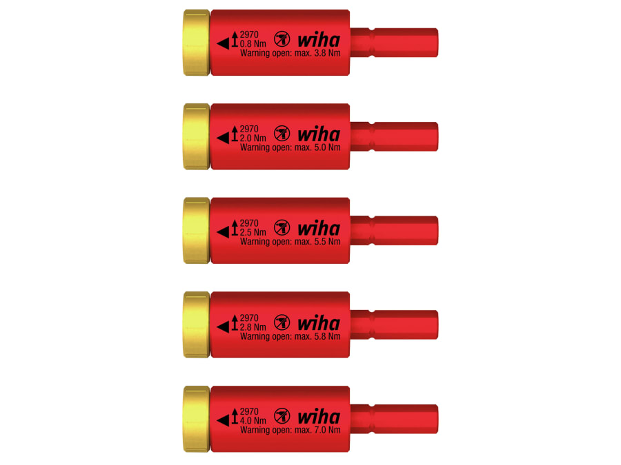 Wiha 41479 easyTorque Adapter Set 5 Piece
