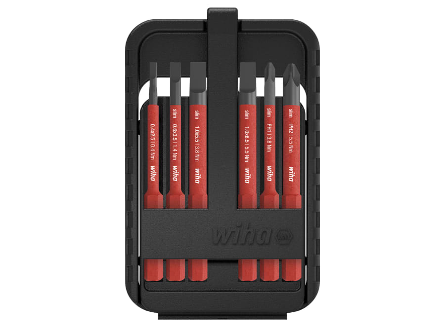 Wiha 43159 slimBit Electric SL/PH Bit Set 7 Piece
