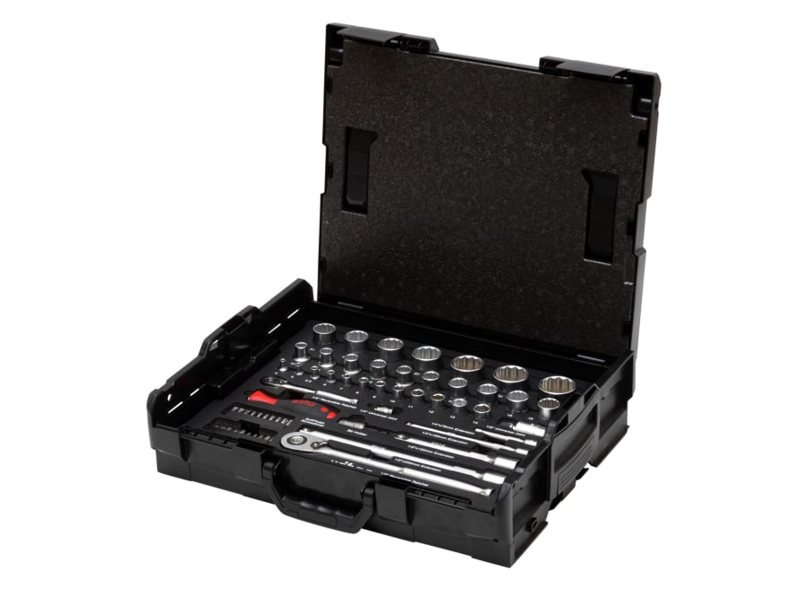 Wiha 44685 60 Piece Nut Driver & Bit Set with Case