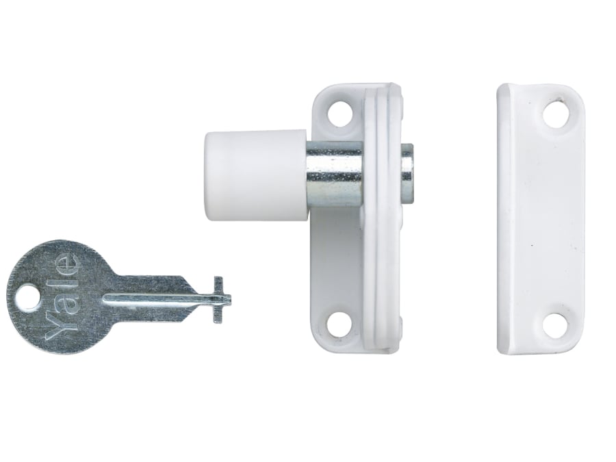 Yale Locks Yale 710123E11 P123 Sash Window Presslock White