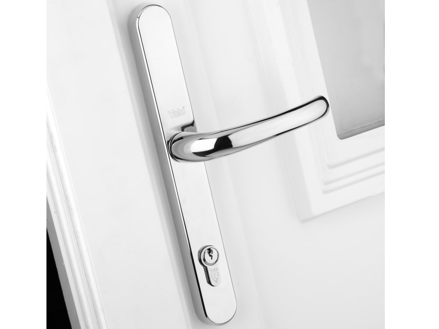 Yale Locks PPVCRHPC Retro PVCu Door Handle Polished Chrome