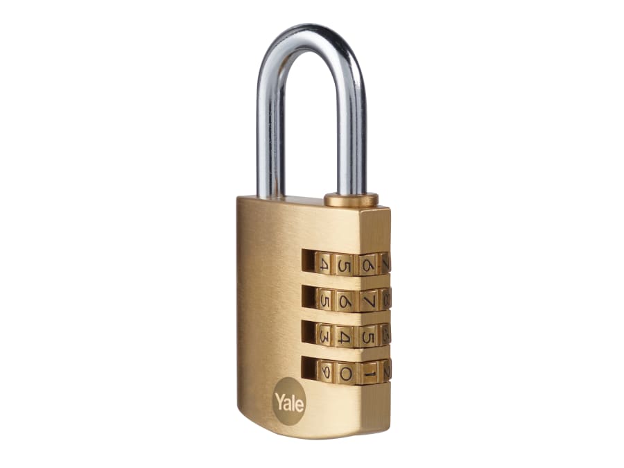 Yale Locks Yale Y150B401301 40mm Brass Combination Padlock