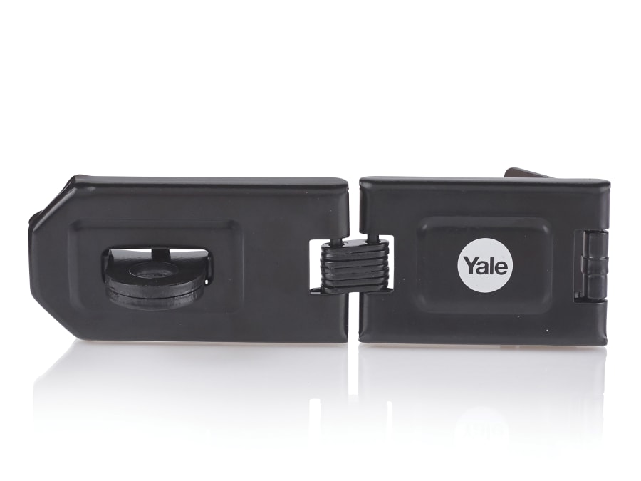 Yale Locks Yale Y155B160BK 160mm Hardened Steel Hasp