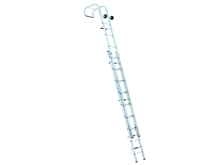 Zarges 100651 1-Part Industrial Roof Ladder 4.95m 15 Rungs