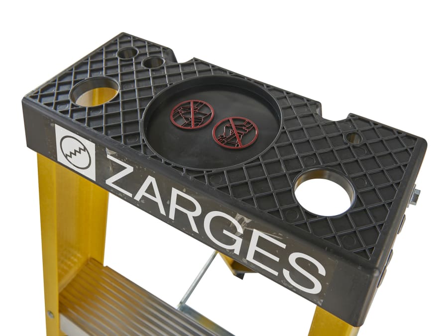 Zarges 300516 1.60m Fibreglass Swingback Steps