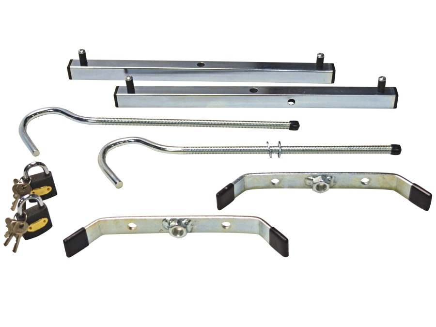 Zarges 40980B Roof Rack Clamps with 2 Padlocks