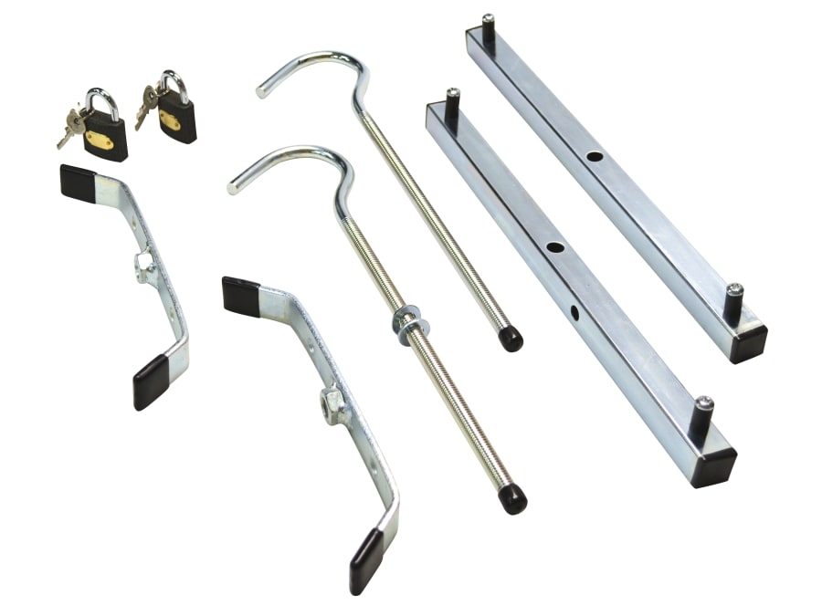 Zarges 40980B Roof Rack Clamps with 2 Padlocks