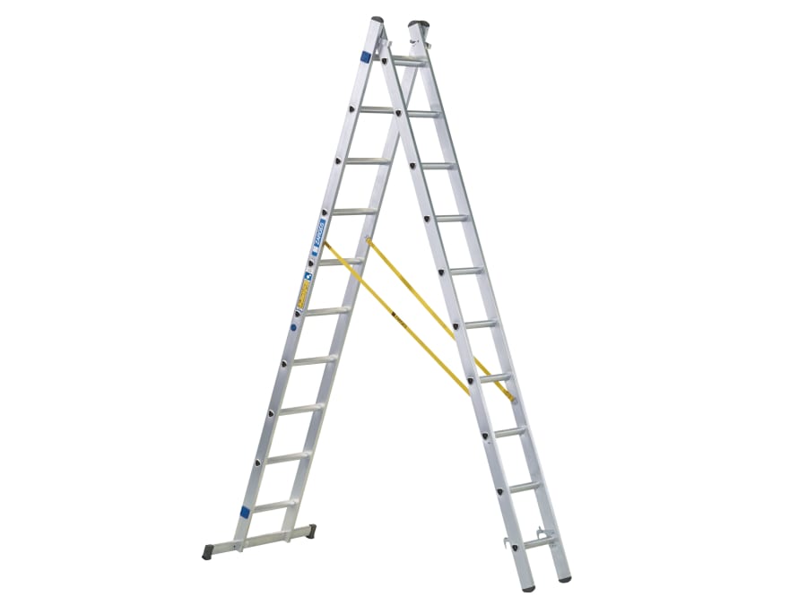 Zarges 44872 2-Part Combination Ladder 2 x 12 Rungs