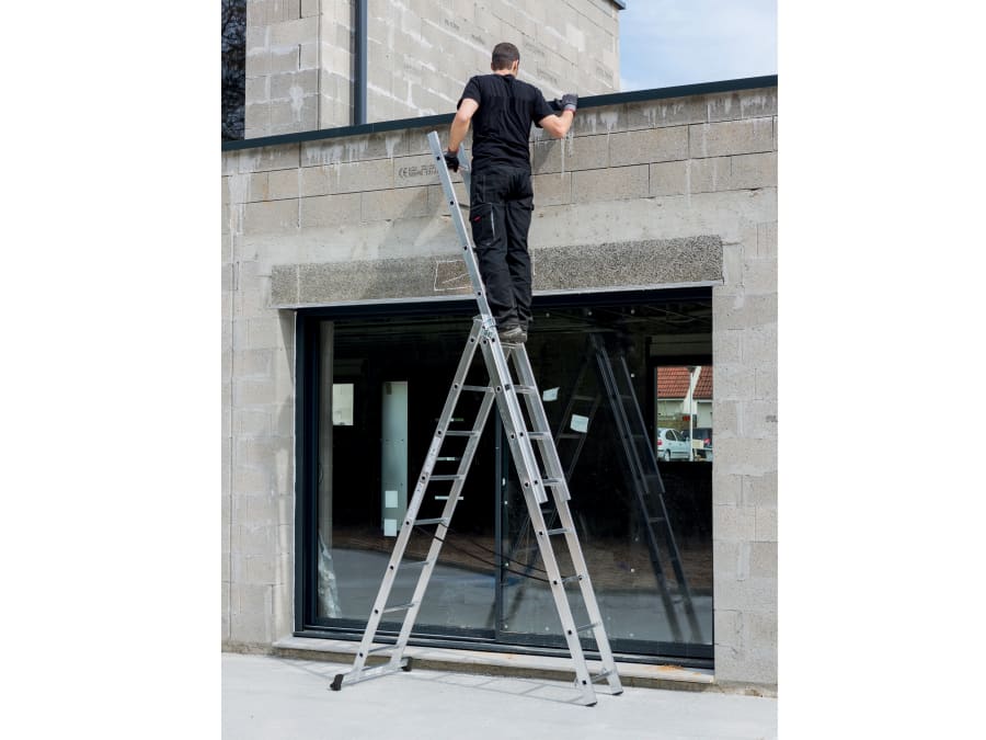 Zarges 48981 3-Part Combination Ladder 3 x 8 Rungs