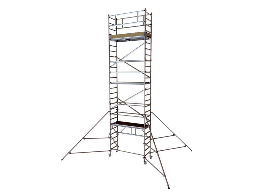 Zarges 5535162 PaxTower 3T Mobile Access Tower with Toeboards & Stabilisers Platform 5.6m