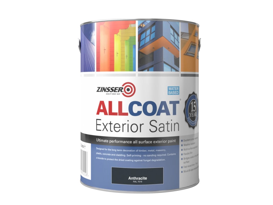 Zinsser ZN7200274C1 AllCoat Exterior Anthracite 2.5 Litre