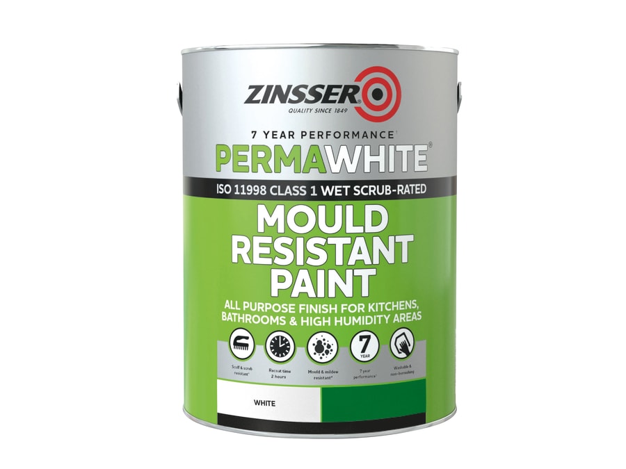 Zinsser ZN7050001C1 Perma-White Interior Paint Satin 2.5 Litre